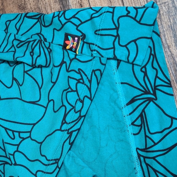 Adidas Pharrell Williams Dear Baes Oversized Shirt Size XL In Dark Teal Green - Picture 6 of 9